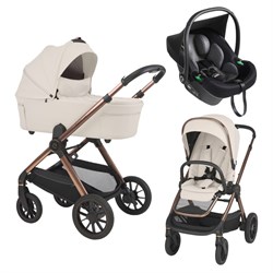 Детская коляска Espiro 3 в 1 Code 2025 09 bave ecru/Чёрный (Black 110) 909312577 - фото 73972