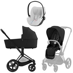 Коляска 3 в 1 Cybex Priam IV Matt Black complete и автокресло Cloud T i-Size Platinum White Plus Sepia Black 1937993516 - фото 74420