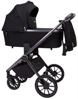 Детская коляска Peppy Monaco GP 3 в 1 Black черный, рама темно-серая 1115006835 - фото 74482