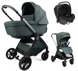 Коляска Chicco Bellagio 3 в 1 с автокреслом Kory Essential I-size Fir Tree 516259014 - фото 77800