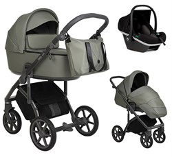 Детская коляска Roan Bass Next 3 в 1 с автокреслом Tutis Elo Black RN023/1 Misty Mood 1666294655 - фото 78459