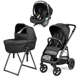 Коляска Peg Perego Veloce TC New Belvedere Lounge 3 в 1 True Black 1543655844 - фото 79420