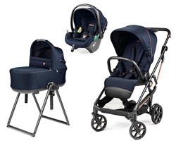 Коляска 3 в 1 Peg Perego Vivace New Culla Flex Lounge Blue Shine 1225845787 - фото 80507