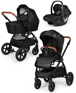 Детская коляска 3 в 1 Tomix Walker LUX BLACK+SHINNY BLACK 848029612 - фото 81905