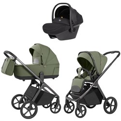 Коляска Carrello Vector 2025 CRL-6551 Nova DK791 Black Line 3 в 1 Field Green 67275944 - фото 82862