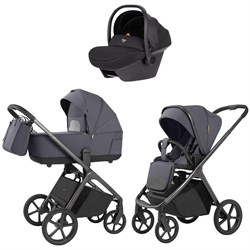 Коляска Carrello Vector 2025 CRL-6551 Nova DK791 Black Line 3 в 1 Ultimate Grey 1398755808 - фото 83073