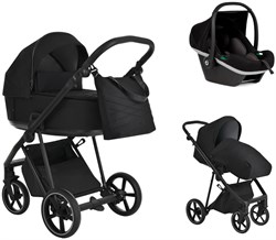 Детская коляска Roan Sol 3 в 1 с автокреслом Tutis Elo Black RSL/1016 True Black 594887704 - фото 83435
