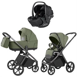 Коляска Carrello Vector 2025 CRL-6551 Vega Absolute Black 3 в 1 Field Green 910617605 - фото 84893