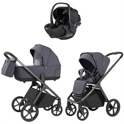 Коляска Carrello Vector 2025 CRL-6551 Vega Absolute Black 3 в 1 Ultimate Grey 1959204242 - фото 84959