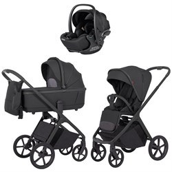 Коляска Carrello Vector CRL-6550 Vega Absolute Black 3 в 1 Magnet Black 2013579885 - фото 85261