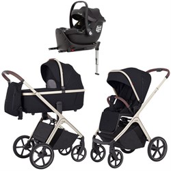 Коляска Carrello Vector CRL-6550 Ammonite AY329 Pro Absolute Black с базой Isofix 3 в 1 Pearl Black 1559051571 - фото 85542