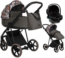 Детская коляска Roan Sol Flowers 3 в 1 с автокреслом Tutis Elo Lux Black RSF/5003 Forest Clearing/Black 1814877586 - фото 86172
