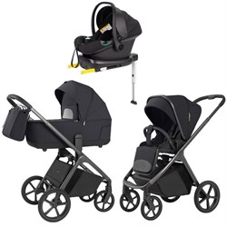 Коляска Carrello Vector 2025 CRL-6551 Nova Black Line с базой Isofix 3 в 1 Shadow Black 450849416 - фото 87506