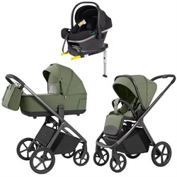 Коляска Carrello Vector 2025 CRL-6551 Nova DK791 Grey Line с базой Isofix 3 в 1 Field Green 1011424080 - фото 88085