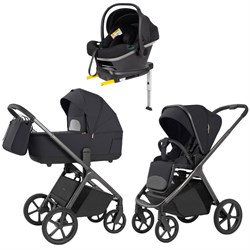Коляска Carrello Vector 2025 CRL-6551 Nova DK791 Grey Line с базой Isofix 3 в 1 Shadow Black 556853031 - фото 88176