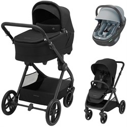 Коляска детская Maxi-Cosi Oxford Plus 3 в 1 с автокреслом Coral 360 Essential Grey 1978390110 PlusTwillic Black/Черный 1244097549 - фото 88768