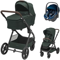 Коляска детская Maxi-Cosi Oxford Plus 3 в 1 с автокреслом Pebble 360 Essential Blue 1978403110 Twillic Green/Зеленый 1252141553 - фото 89431