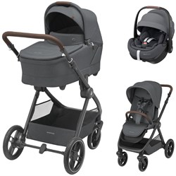 Коляска детская Maxi-Cosi Oxford Plus 3 в 1 с автокреслом Pebble 360 Pro Twillic Graphite 1978204110 PlusTwillic Graphite/Графит 697033816 - фото 89681