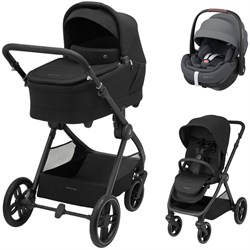Коляска детская Maxi-Cosi Oxford Plus 3 в 1 с автокреслом Pebble 360 Pro Twillic Graphite 1978390110 PlusTwillic Black/Черный 1024195859 - фото 89718
