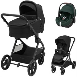 Коляска детская Maxi-Cosi Oxford Plus 3 в 1 с автокреслом Pebble 360 Pro Twillic Green 1978390110 PlusTwillic Black/Черный 1649334857 - фото 89865