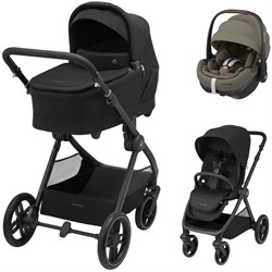 Коляска детская Maxi-Cosi Oxford Plus 3 в 1 с автокреслом Pebble 360 Pro Twillic Truffle 1978390110 PlusTwillic Black/Черный 650027025 - фото 90014