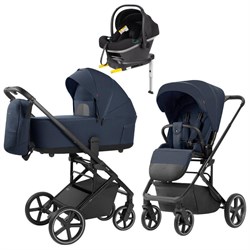 Коляска Carrello Alfa CRL-6522 2025 Nova DK791 Grey Line с базой Isofix 3 в 1 Denim Blue 1305014519 - фото 90090
