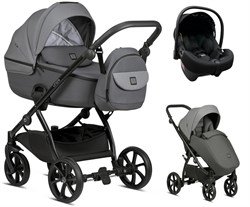 Детская коляска Tutis Uno 5 Plus Earth collection 3 в 1 с автокреслом Elo Lux EduSky Black 1402022 Grey 778355925 - фото 90713