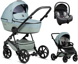 Детская коляска Tutis Viva 5 Plus Essential 2024 3 в 1 с автокреслом Elo Lux EduSky Grey 1452063 Turquoise 2142842145 - фото 90933