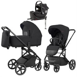 Коляска Carrello Alfa CRL-6522 2025 Ammonite AY329 Pro Absolute Black с базой Isofix 3 в 1 Rock Black 2129626454 - фото 91563