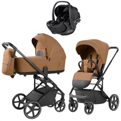 Коляска Carrello Alfa CRL-6522 2025 Vega CRL-14101 Absolute Black 3 в 1 Honey Beige 678642365 - фото 91639