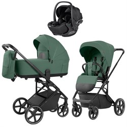Коляска Carrello Alfa CRL-6522 2025 Vega CRL-14101 Absolute Black 3 в 1 Meadow Green 417979047 - фото 91678