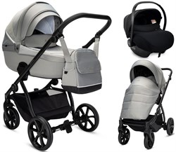 Детская коляска Noordi Fjordi V2 3 в 1 с автокреслом Terra Black 1462814 Grey 1988026183 - фото 91777