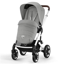 Прогулочная коляска Cybex Talos S Lux SLV Stone Grey с дождевиком 1977194711 - фото 93405