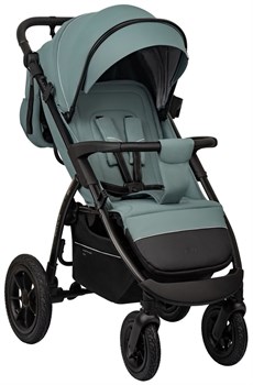 Детская прогулочная коляска Indigo Epica XL Air с сумкой 2025 зеленый-серый 836732430 - фото 93425