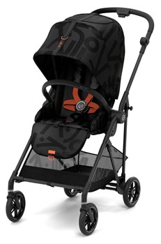 Прогулочная коляска Cybex Melio Street Real Black с дождевиком 1045341649 - фото 94659