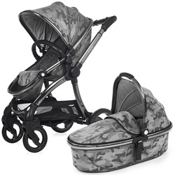 Детская коляска Egg 2 в 1 Camo Grey & Anodised 1802818625 - фото 9469