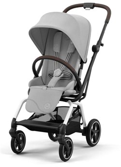 Прогулочная коляска Cybex Eezy S Twist Plus 2 SLV Fog Grey с дождевиком 361049536 - фото 95832