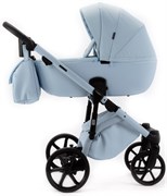Детская коляска Adamex Nola Natura 2 в 1 N-1-SKY (ГОЛУБОЙ + ГОЛУБАЯ КОЖА) 1559771550