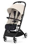 Прогулочная коляска Cybex Orfeo BLK Canvas White с дождевиком и бампером 604860501