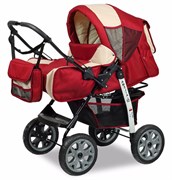 Детская коляска Alis Amelia I Аm10 красный+бежевый 1827504796