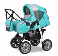 Детская коляска Alis Amelia I Аm06 бирюзовый+св.серый 1243491942