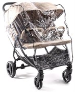 Дождевик Valle Duo Modern ПВХ для прогулочной коляски для двойни прозрачный 800323797