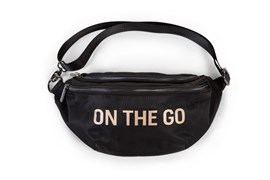 Сумка поясная Childhome Banana Bag On The Go CWBANABL BLACK/GOL 752236101