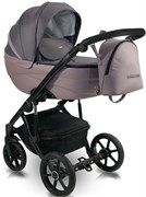 Детская коляска Bexa Ideal 2 в 1 ID 04 фиолетовый+т.пудра кожа 1041576515