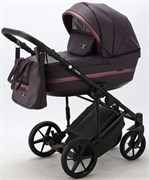 Детская коляска Adamex Rimini Deluxe 2 в 1 RI236 СЛИВОВАЯ.КОЖА+Т.СИРЕНЬ.ПЕРЛ.ОТДЕЛКА 2088990677