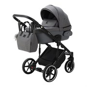 Детская коляска Adamex Lumi Air 2 в 1 L-PS108 (Т.СЕРЫЙ+Т.СЕРАЯ КОЖА) 1507285887