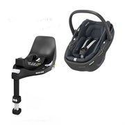 Автокресло Maxi-Cosi Coral 360 с базой Family Fix 360 8559672111 Essential Black/черный 2023 153290777
