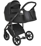 Детская коляска Roan Bass Next Кожа 2 в 1 RN088/1 Black/Black 2028773166