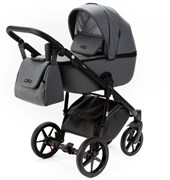 Детская коляска Adamex Nola Deluxe 2 в 1 N-SA32 (СЕРАЯ КОЖА) 1270230048