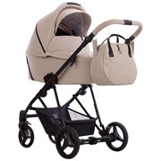Детская коляска Bebetto Yoddi Pro 2 в 1 01 св.бежевая кожа 1313519368